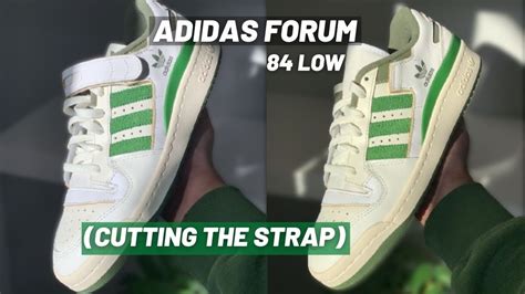 adidas forum strap removal